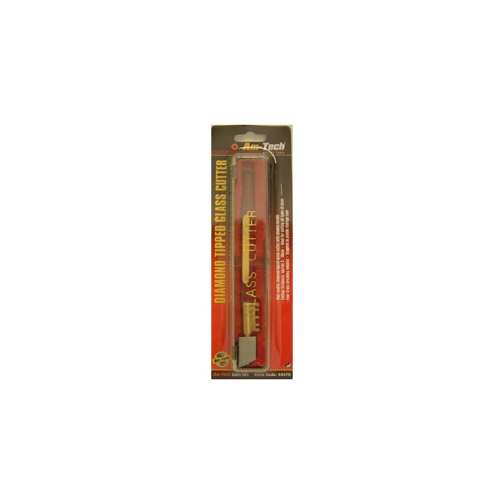 Glass Cutter - Diamond Tipped Case High Quality Mirror Cutting - Glass Cutter Diamond Tipped Case High Quality Mirror Cutting Cuttingscoreslicecut 5032759033553