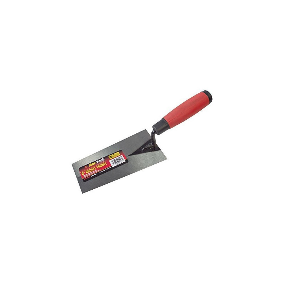 6'' Bucket Trowel - Soft Grip - Plastering Brick Amtech G0320 6 Cement - Bucket Trowel Plastering Soft Brick Amtech G0320 6 Cement Grip Rendering 5032759040230