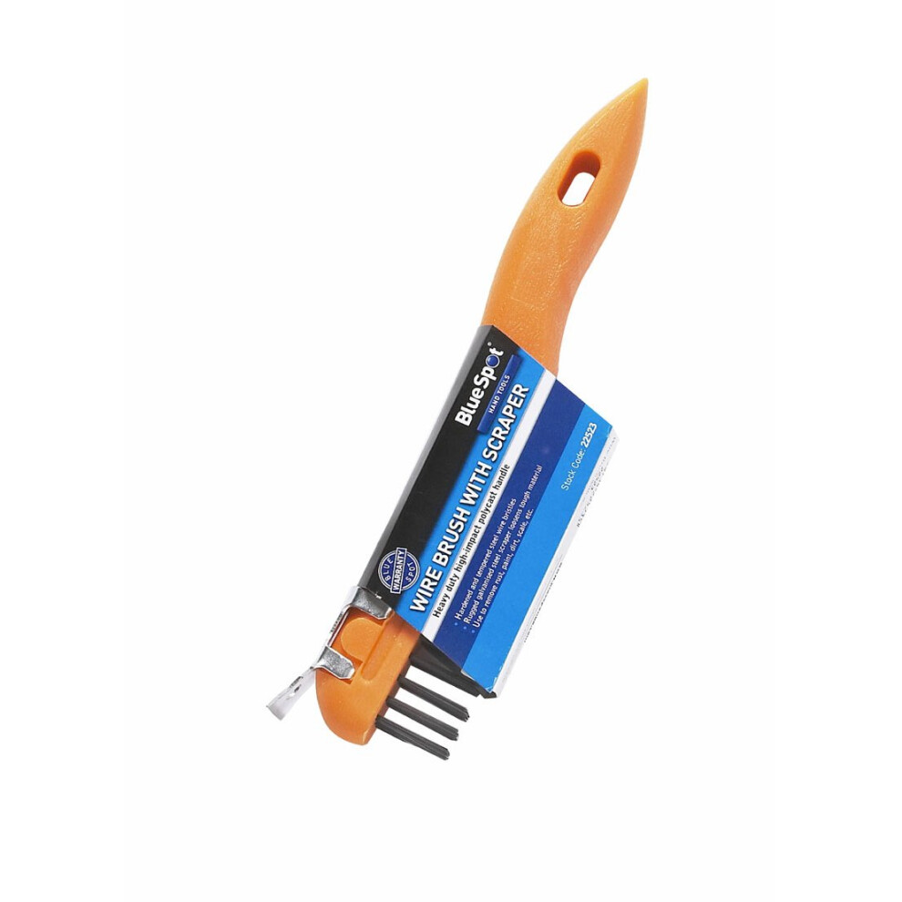 Plastic Wire Brush And Scraper - Tools Bluespot Bs22523 -  plastic wire brush scraper tools bluespot bs22523