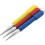 3pc Colour Coded Centre Punch Set - Amtech Piece Steel Alloy -  punch set centre colour coded 3pc amtech piece steel alloy 1
