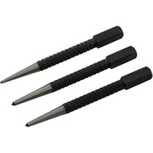 3pc Centre Punch Set - Steel 116 332 18 Alloy 4 100mm -  punch set centre 3pc steel 116 332 18 alloy 4 100mm