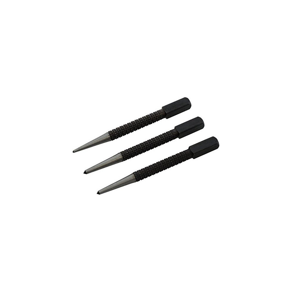 3pc Centre Punch Set - Steel 116 332 18 Alloy 4 100mm -  punch set centre 3pc steel 116 332 18 alloy 4 100mm
