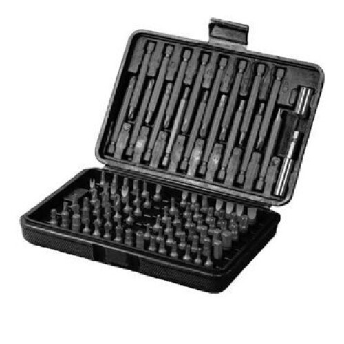 Silverline Silverline Security Bit Set 98pce 1/4" Hex - 14 633662 -  set bit security 14 hex 98pce silverline 633662