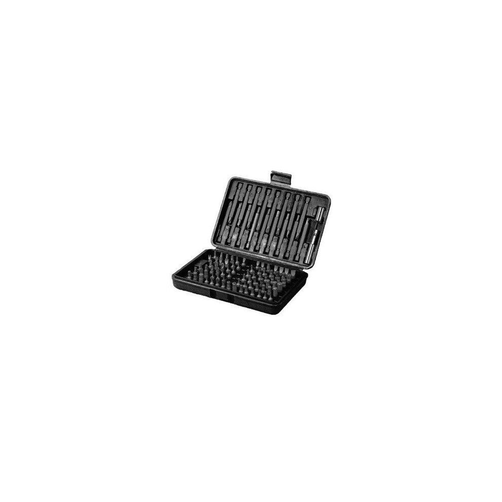 Silverline Security Bit Set 98pce 1/4" Hex - 14 633662 -  set bit security 14 hex 98pce silverline 633662