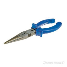 160mm Silverline Long Nose Pliers - 633653 Hardened -  long nose pliers 160mm silverline 633653 hardened