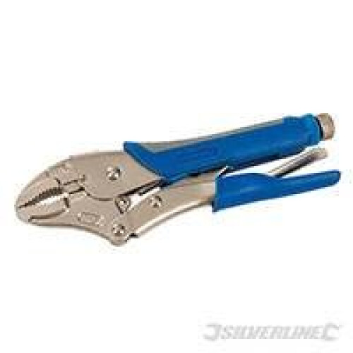 Silverline Silverline Self Locking Adjustable Pliers Mole Grips Soft-Grip (250mm)