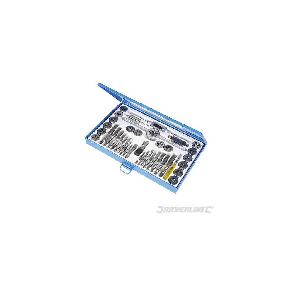 Silverline Expert Tap & Die Set 40-Piece