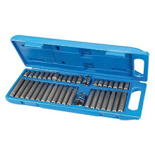 Silverline Hex, T20 - T55 & Spline Bit Set 40pce 40pce - Hex Torx 881641 -  40pce set spline hex bit silverline torx 881641 t20 t55