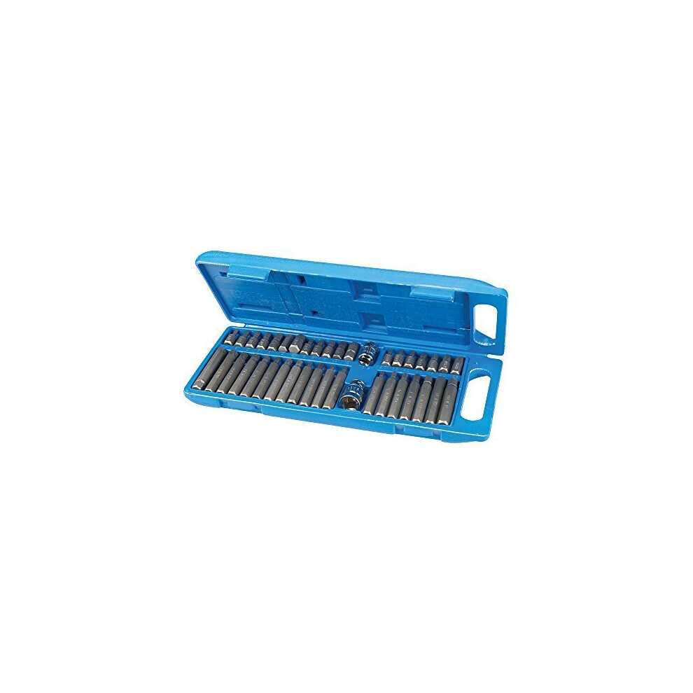 Silverline Hex, T20 - T55 & Spline Bit Set 40pce 40pce - Hex Torx 881641 -  40pce set spline hex bit silverline torx 881641 t20 t55