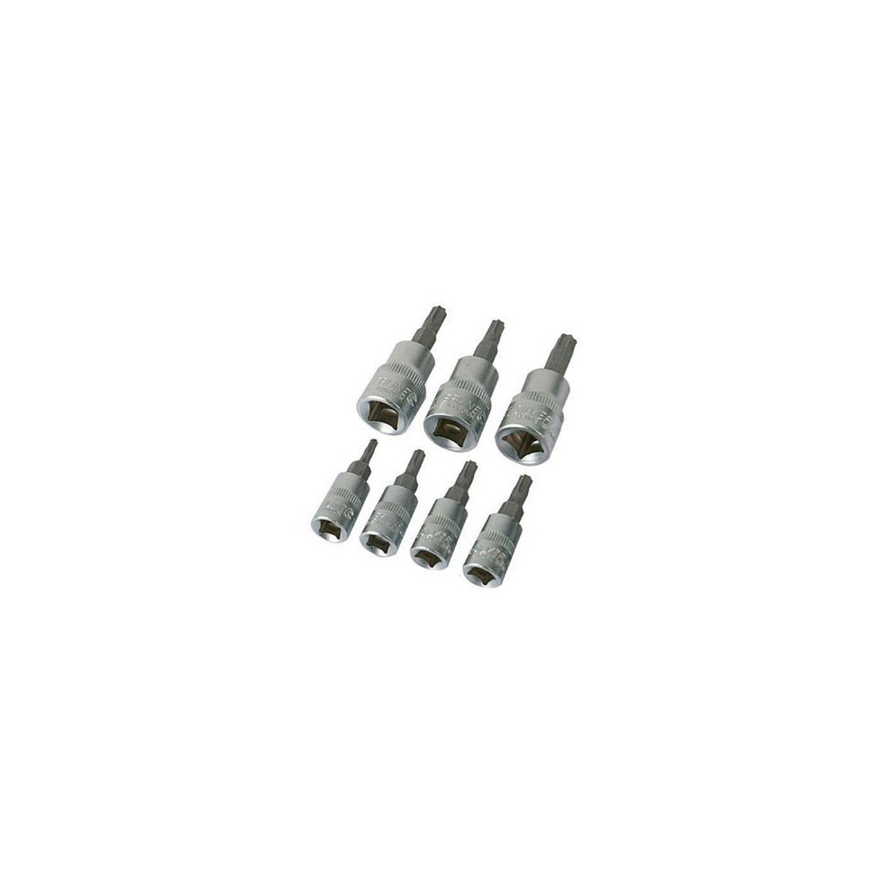 Silverline T10 - T40 Socket Set 1/4" & 3/8" Drive 7pce T10 - T40 - Torx 763566 -  set socket silverline torx drive 763566 14 38 t10t40 14inch 38inch