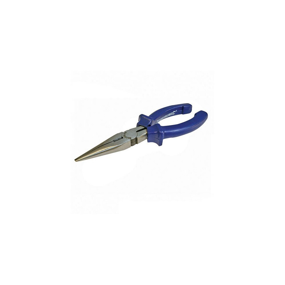 200mm Silverline Long Nose Pliers - Pl08 -  long pliers nose 200mm silverline pl08
