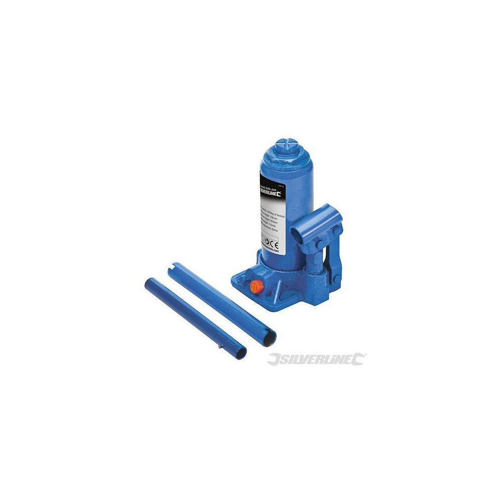 Silverline Hydraulic Bottle Jack 4 Tonne - 245113 Jacks -  silverline hydraulic bottle 4 tonne 245113 jack jacks