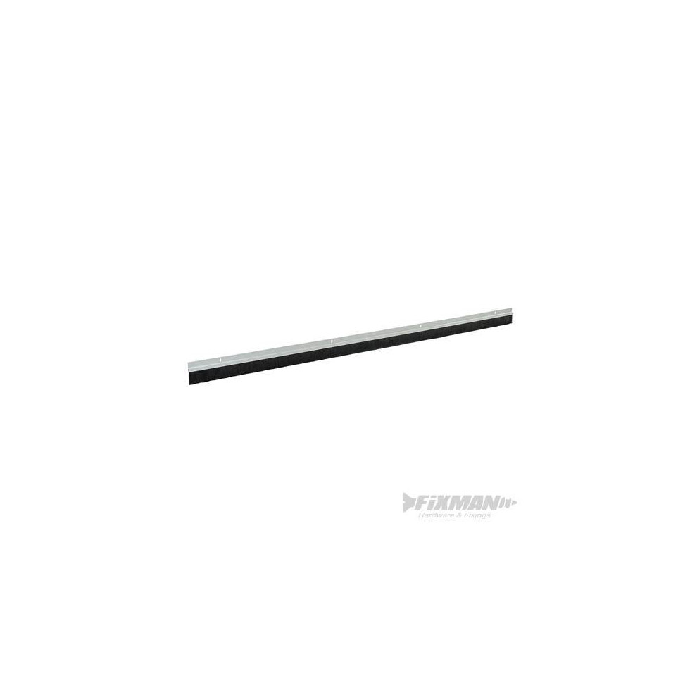 Fixman Door Brush Strip 25mm Bristles 914mm White - Door Brush Strip 25mm White -  door brush strip 25mm white bristles 914mm fixman 412463