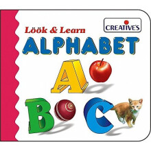 Creative Books - Look &learn Board Book- Alphabet - Cre0513 Learn - cre0513 creative books look learn board alphabet