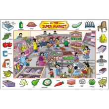 Creative Pre-school -picture Talk (supermarket) - Cre0902 Preschool Picture - cre0902 creative preschool picture talk supermarket