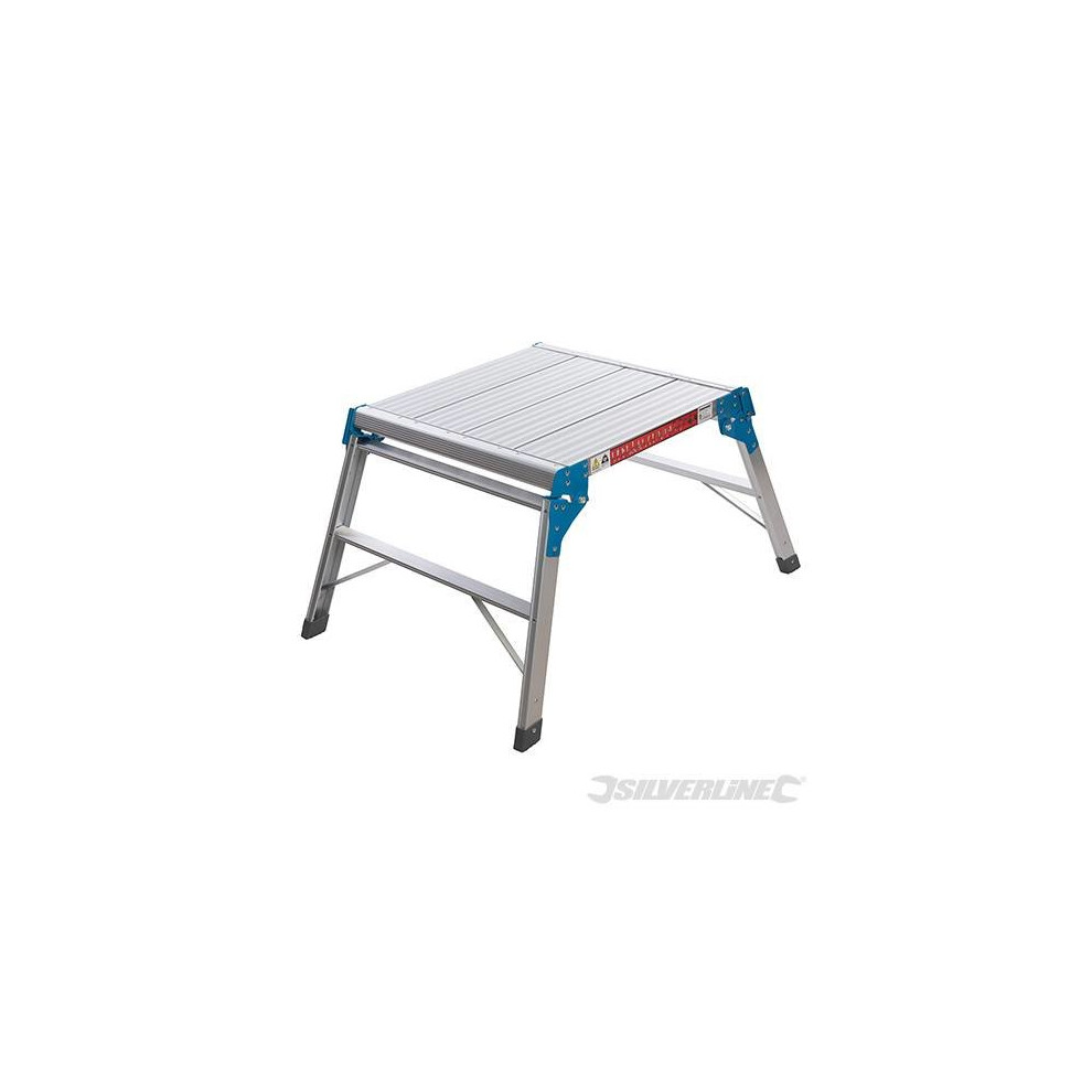 Silverline 150kg Square Step Up Platform - Step 600905 Strong Folding x -  platform square stepup 150kg silverline 600905 strong folding x