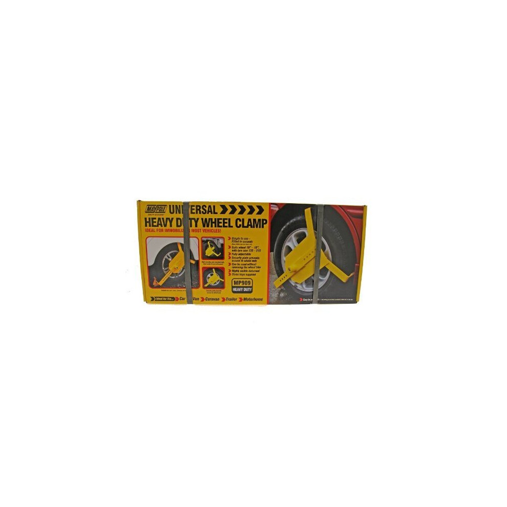 Security - Wheel Clamp 10"-16" - 5013008009093