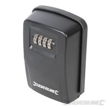 Silverline Key Safe Wall-mounted 121 x 83 x 40mm - Wallmounted 309218 -  key safe silverline x wallmounted 309218 combination lock 121 83 40mm box