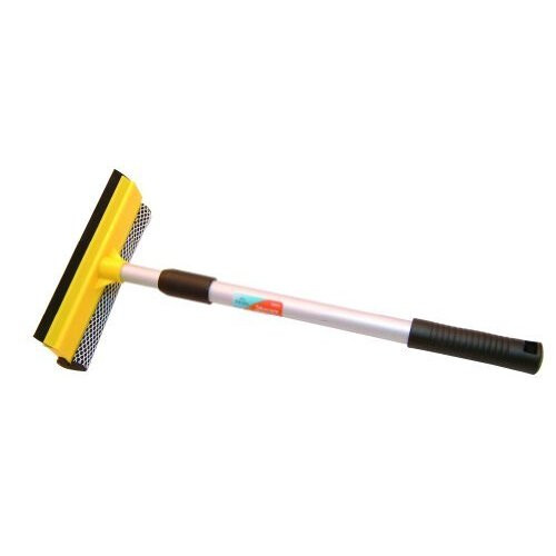 Ashley Telescopic Squeegee, Multi-colour - Extendable Squeegee Blade Window -  extendable telescopic squeegee blade window cleaner wiper sponge head