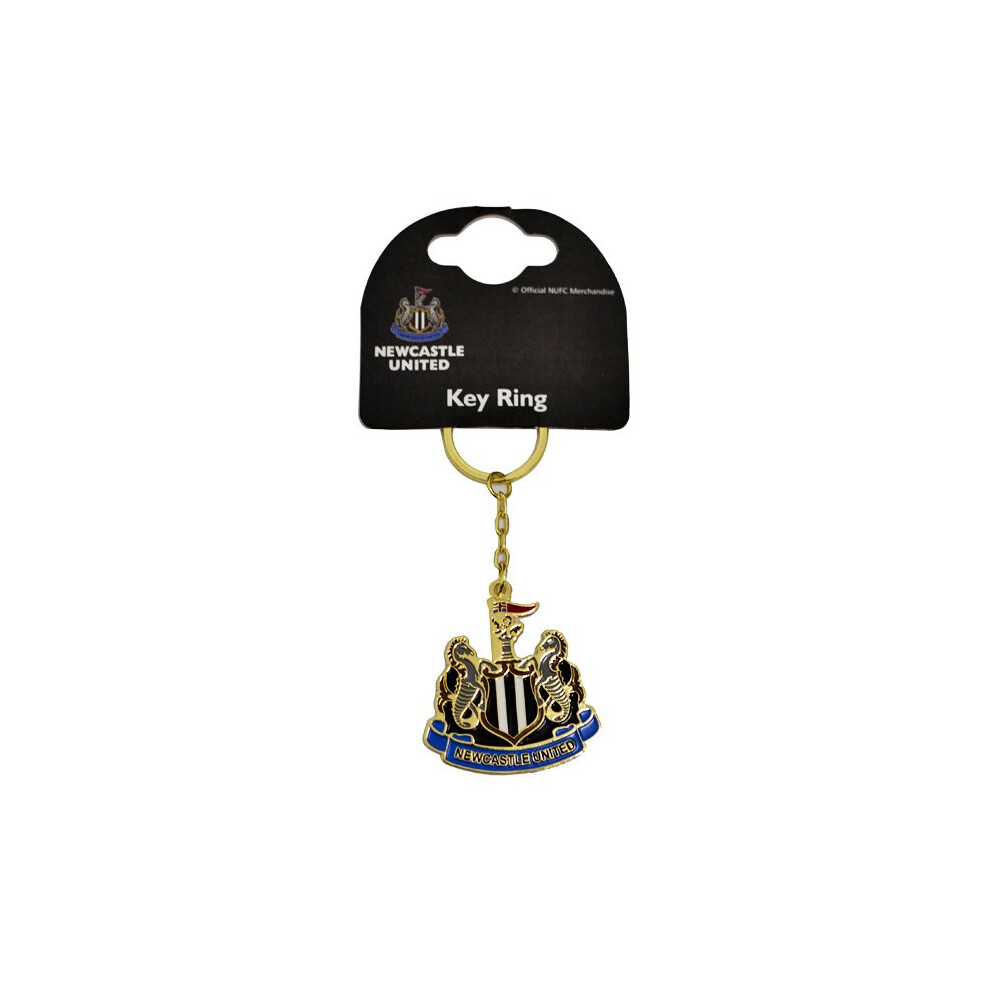 Spot On Gifts Newcastle United Crest Keyring - Official Football Licensed Gift Fc - Newcastle United Keyring Crest Official Football Licensed Gift Fc Not,Specified