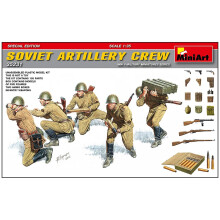 Miniart 1:35 - Sovietartillery Crew Special Edition - Min35231 135 Soviet - min35231 miniart 135 soviet artillery crew special edition