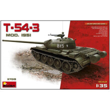 Miniart 1:35 - T-54-3medium Tank (mod. 1951) - Min37015 135 T543 Medium Mod 1951 - min37015 miniart 135 t543 medium tank mod 1951