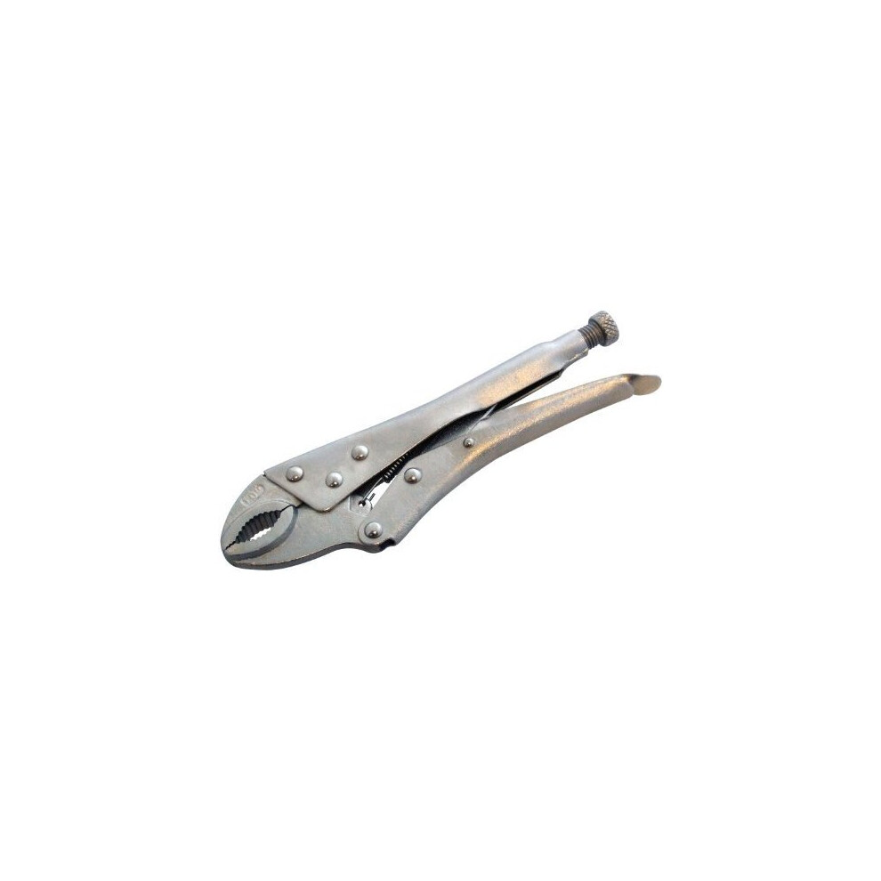 10" Locking Grip Plier - Pliers 10 New Curved Mole Jaws Grips Serrated Nickel -  locking grip pliers 10 new curved mole jaws grips serrated nickel