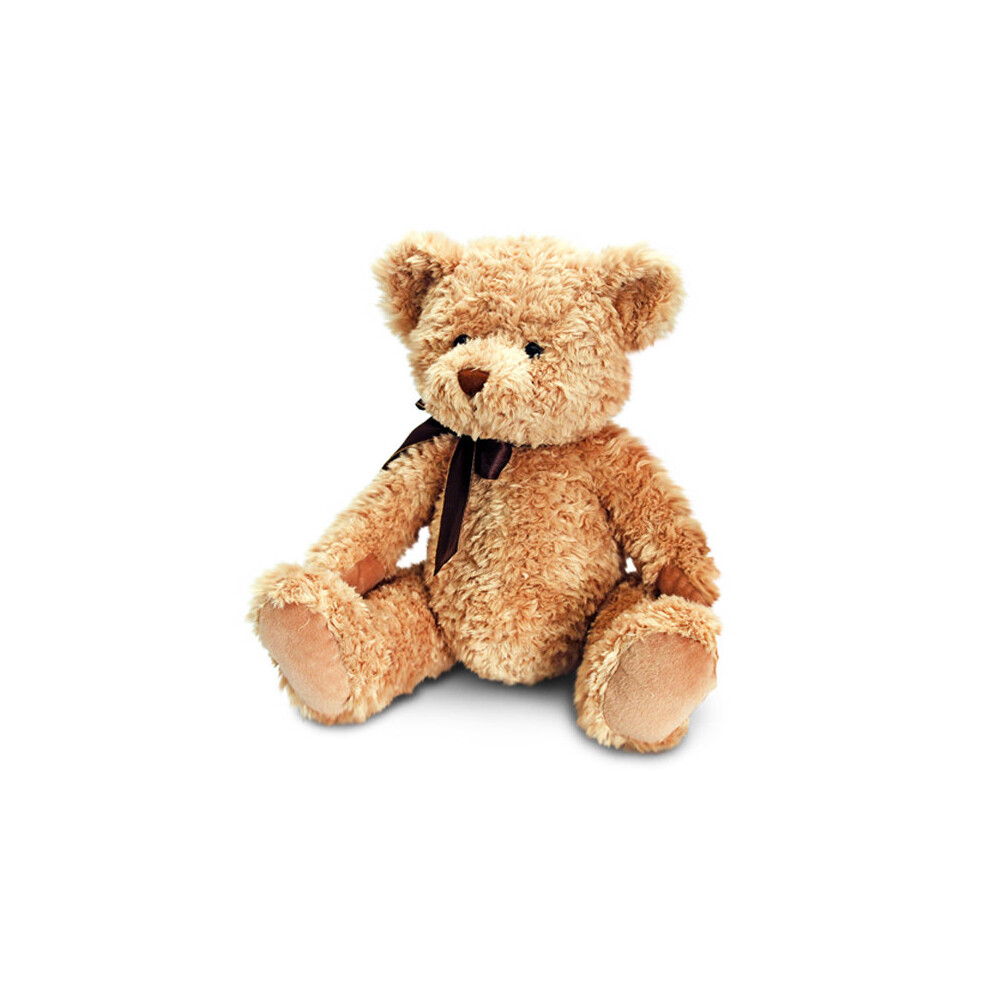 Keel Toys Sherwood Bear - 28Cm - 28Cm Soft Fluffy Deluxe Sitting Teddy - Sherwood Bear Toys 28 Cm 28Cm Soft Fluffy Deluxe Sitting Brown