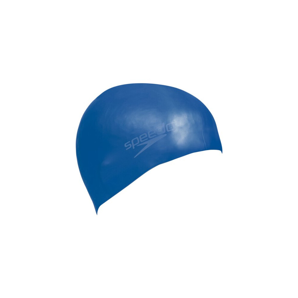 Adult Size Royal Blue Speedo Moulded Silicone Swim Cap - Caps Senior Caps - Royal Blue Speedo Moulded Silicone Caps Senior Swim Caps Swimming Kit