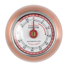 Eddingtons Magnetic Retro Timer Copper - Kitchen Baking Cooking Alarm - timer eddingtons copper retro magnetic kitchen baking cooking alarm