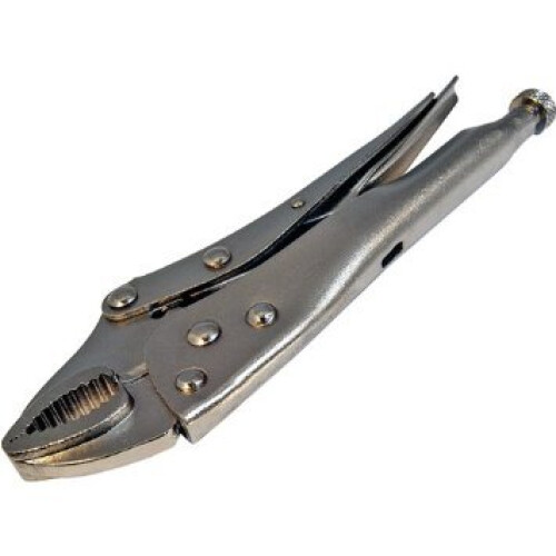 Silverline 220mm Straight Self Locking Pliers - Silverline Pl101 -  pliers straight silverline 220mm self locking pl101