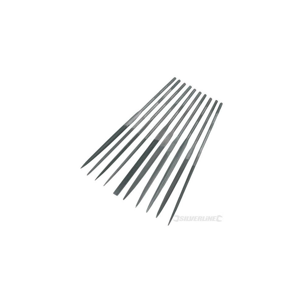Silverline Needle File Set 10-Piece