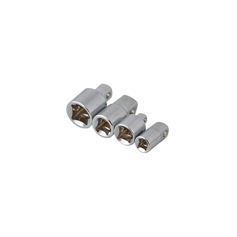Blue Spot 02078 Adaptor Set Chrome Vanadium (4 Pieces) - 4 Piece Blue Tools - Set Adaptor 4 Piece Bluespot Tools 02078 5028734020786