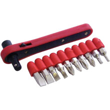 11 Piece Offset Ratchet Screwdriver - Amtech Right Angled Philips Posi Torx - offset screwdriver 11 ratchet piece amtech right angled philips posi
