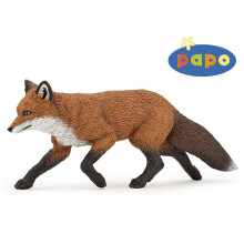 Figurinha Raposa - PAPO - A VIDA SELVAGEM - Branco - Multicolorido