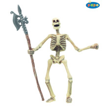 Figurinha Esqueleto fosforescente - PAPO - O MUNDO FANTÁSTICO - Para Criança - Bege