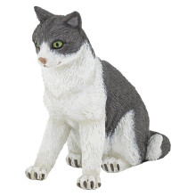 Cat Sitting Down Papo 54033 Animal New Farm House pet Figure Figurine 6cm