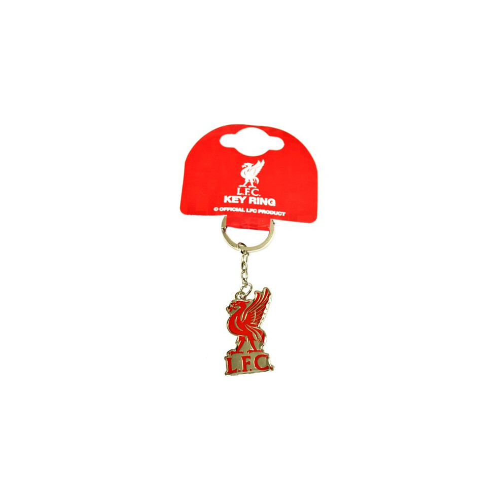 Liverpool Crest Keyring - Fc Official Football Club -  liverpool keyring fc official football crest club