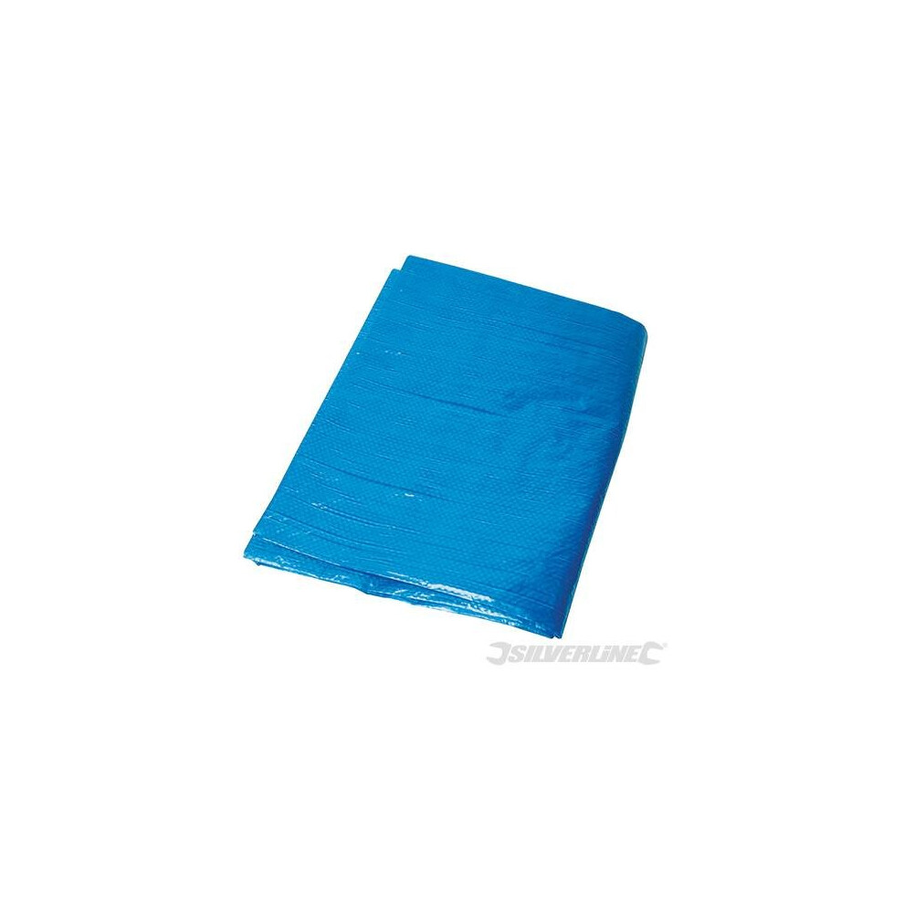 Silverline Tarpaulin 2.4 x 3m - 24 Waterproof 244987 -  tarpaulin silverline x 3m 24 waterproof 244987