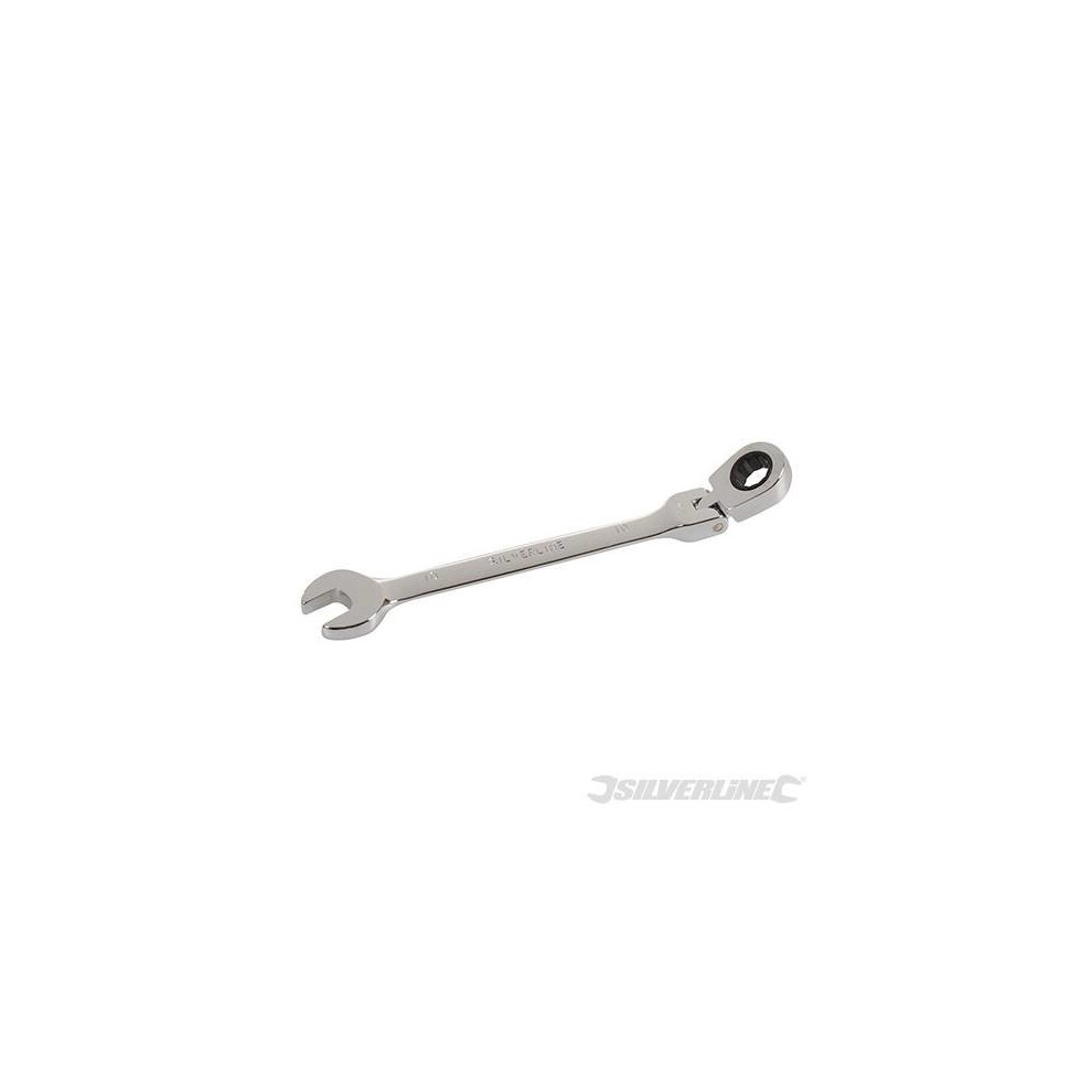Silverline Flexible Head Ratchet Spanner 10mm - 245074 -  ratchet head silverline flexible spanner 10mm 245074