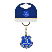 Everton Crest Keyring - Official Fc Football Club - everton keyring official fc football crest club