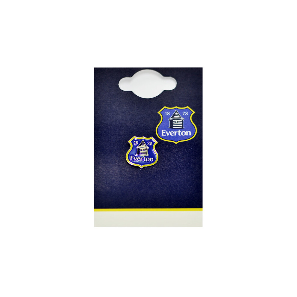 Everton Unisex Crest Pin Badge, Multi-colour - Fc Badge Official Football Free -  everton fc crest badge official football free uk pin