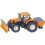 Traktor med bulldozer og såmaskine 1