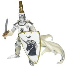 Figurine Maître des armes cimier licorne - PAPO - LE MONDE MEDIEVAL - Pour Enfant à partir de 3 ans