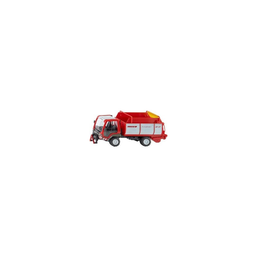 1:32 Siku Lindner Unitrac Truck With Forage Trailer - 132 3061 Farmer Scale -  lindner unitrac siku 132 3061 forage farmer trailer scale-image-OPC-PCJCG8-NEW