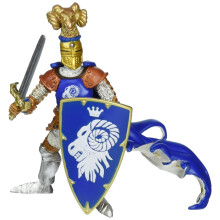 Plastic figuur Meester der wapens ram blauw - PAPO - voor kinderen van 3 jaar en ouder