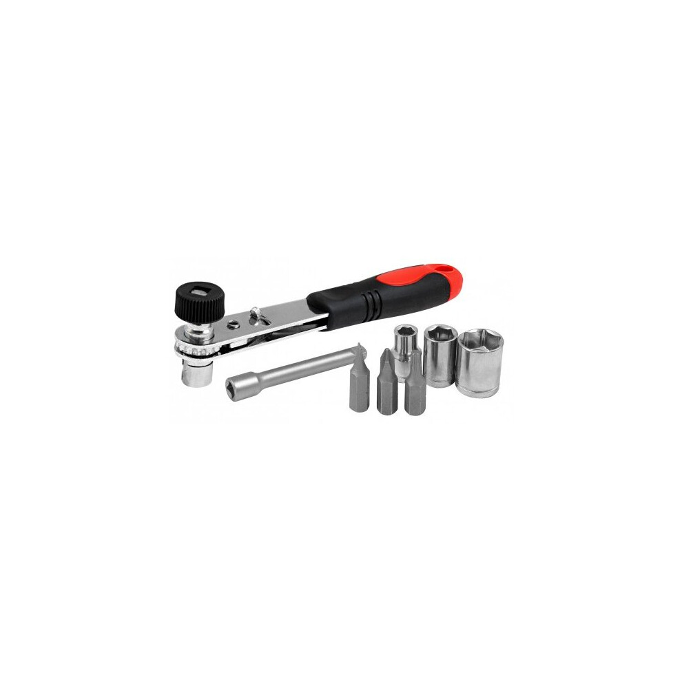 22PC RATCHET WRENCH, BIT AND SOCKET SET