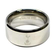 Tottenham Hotspur F.c. Band Ring Medium - Football Stainless Steel Size - tottenham hotspur ring football band medium stainless steel size official