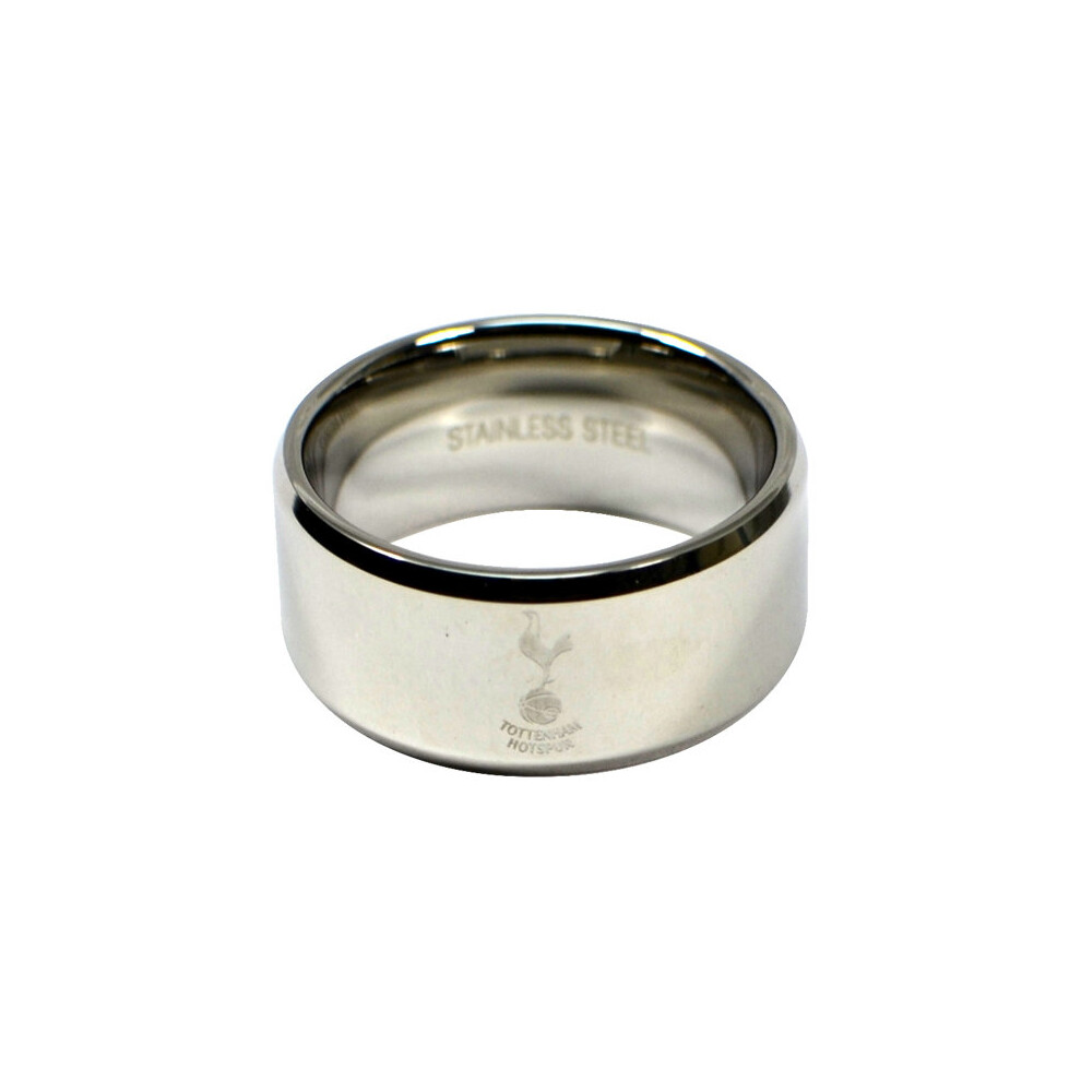 Tottenham Hotspur F.c. Band Ring Medium - Football Stainless Steel Size -  tottenham hotspur ring football band medium stainless steel size official