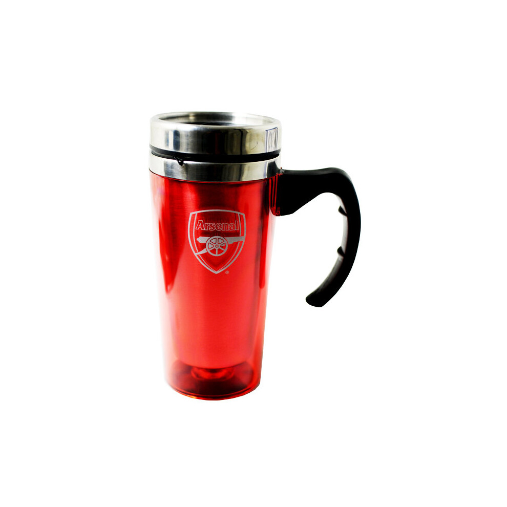 Arsenal Aluminium Travel Mug - Official Football New -  official aluminium travel mug football arsenal new 